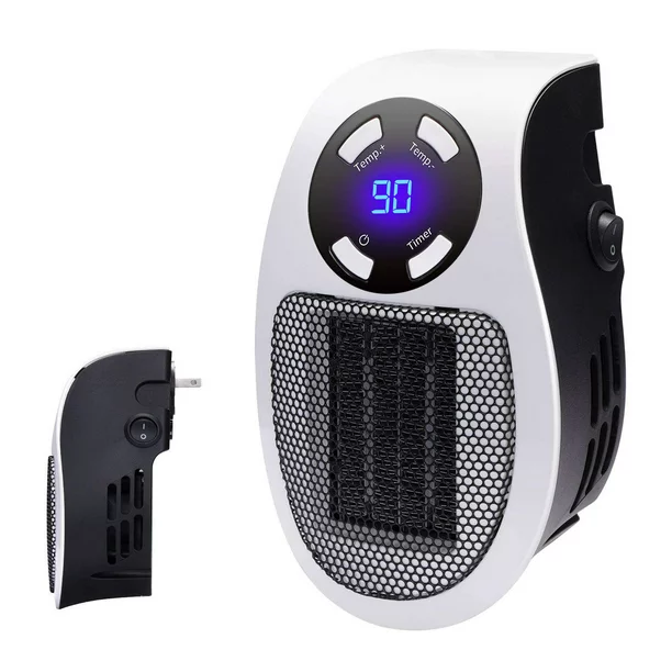 5 Core Programmable Space Heater, with Led Display Wall Outlet Electric Heater cipads freeads