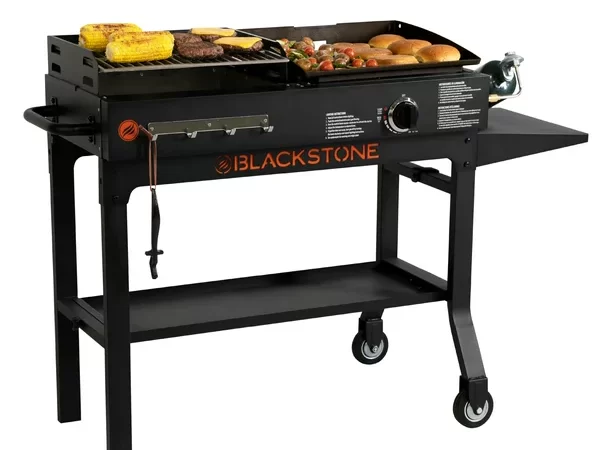 Blackstone Duo 17 Griddle and Charcoal Grill Combo cipads freeads