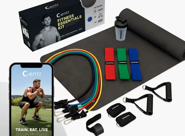 Centr Fitness Essentials Kit Home Workout Equipment by Chris Hemsworth cipads freeads