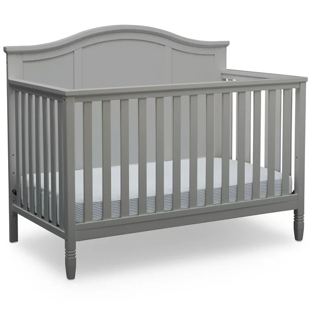 Delta Children Madrid 5-in-1 Convertible Baby Crib, Grey At Walmart.com cipads freeads