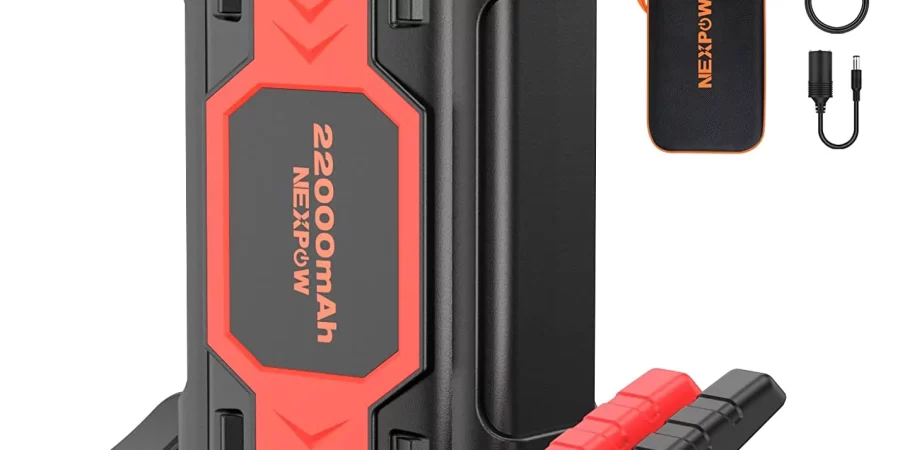 NEXPOW-Portable-Car-Jump-Starter-2500A-Peak-22000mAH-Up-to-8.0L-Gas-8L-Diesel-Engine-12V-Auto-Battery-Booster-Portable-Power-Pack-with-LCD-Display-cipads-freeads