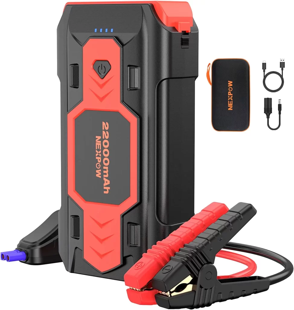 NEXPOW Portable Car Jump Starter is the perfect solution for anyone who needs a reliable and powerful car jump starter. It has a peak of 2500A and can provide up to 22000mAH of power, enough to start an 8.0L Gas or 8L Diesel engine. This portable power source is easy to use and can be stored in your vehicle for emergency situations. With its 12V Auto Battery Booster feature, you can be sure that you'll never be left stranded on the side of the road again.

—

The NEXPOW Portable Car Jump Starter is a powerful, compact and portable battery booster that can jump start your car or truck in a matter of minutes. With its 2500A peak and 22000mAH capacity, this device is capable of starting up to 8.0L Gas or 8L Diesel engines with ease. It also features a variety of safety features such as over-voltage protection, reverse polarity protection, temperature protection and more to ensure that your vehicle's battery is not damaged in the process. With its easy-to-use design and long-lasting power source, the NEXPOW Portable Car Jump Starter is an ideal choice for anyone looking for an effective and reliable way to jump start their vehicle quickly.

—

The NEXPOW Portable Car Jump Starter is an excellent choice for anyone looking to jump start their car quickly and easily. With its 2500A peak power and 22000mAH capacity, this auto battery booster can easily jump start cars with up to 8.0L gas or 8L diesel engines. It is also portable, making it easy to carry around in your vehicle for when you need it most. With its advanced safety features and user-friendly design, the NEXPOW Portable Car Jump Starter is a must-have for any driver who needs a reliable and powerful car jump starter. cipads freeads