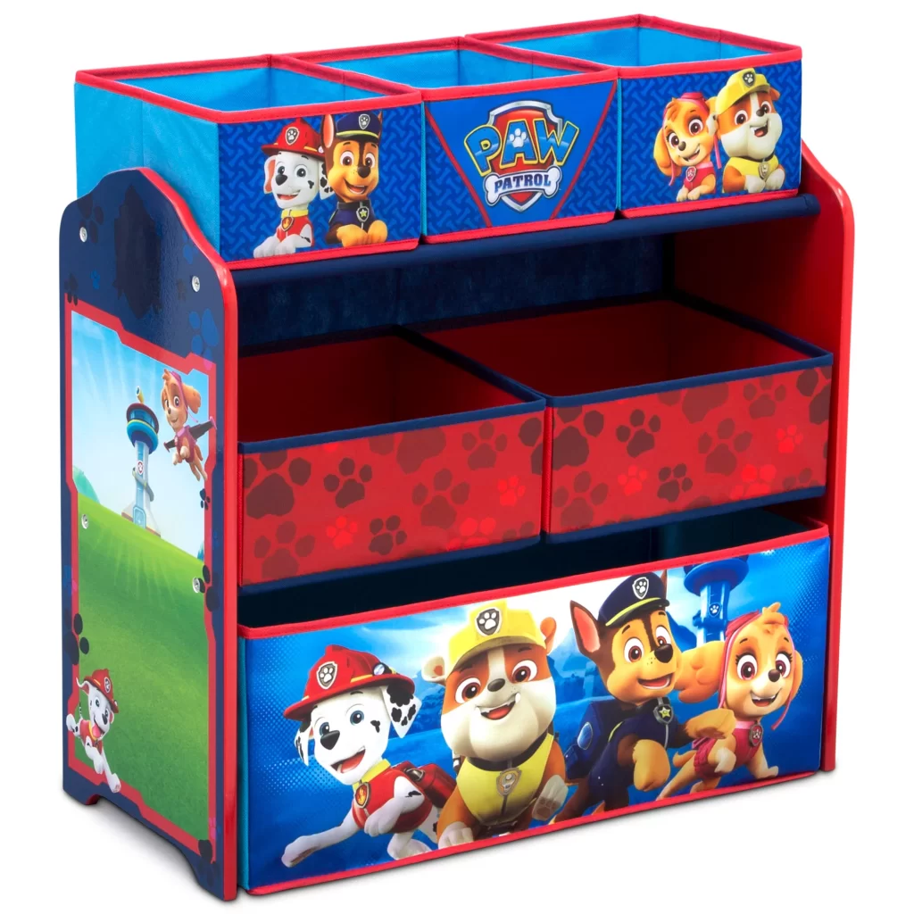 PAW Patrol 6 Bin Design & Store Toy Organizer by Delta Children, Greenguard Gold Certified Product Review cipads freeads