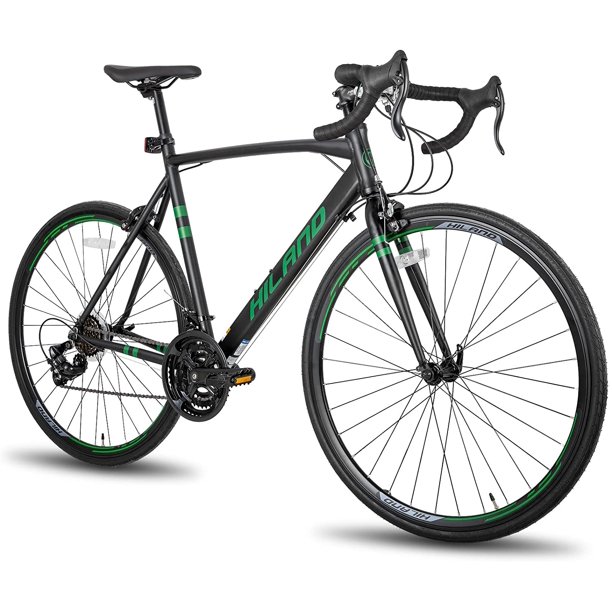 Hiland Aluminum Road Bike,Shimano 21 Speeds, 49 53 57cm Frame, Racing cipads freeads