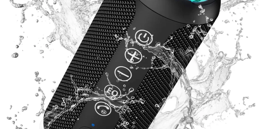 Ortizan Portable IPX7 Waterproof Wireless Bluetooth Speaker with 24W Loud Stereo Sound, 30H Playtime, Black cipads freeads