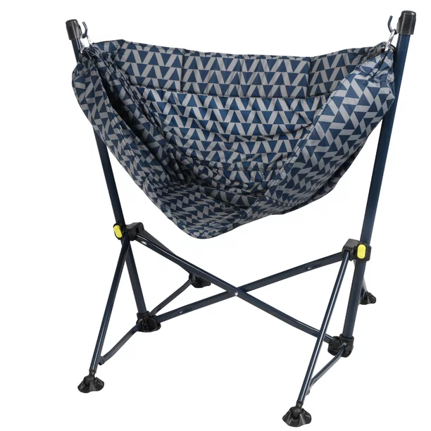 Ozark Trail Portable Hammock Camping Chair, Nylon, Blue cipads freeads