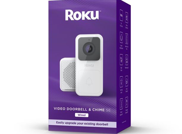 Roku Smart Home Video Doorbell & Chime SE (Wired) with Motion & Sound Detection cipads freeads