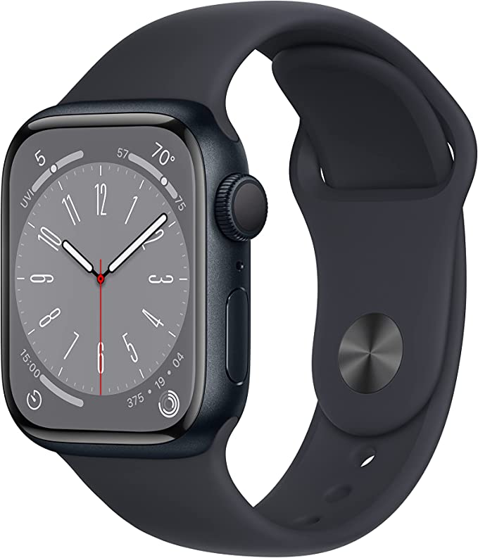 Apple Watch Series 8 [GPS 41mm] Smart Watch w/Midnight Aluminum Case cipads freeads