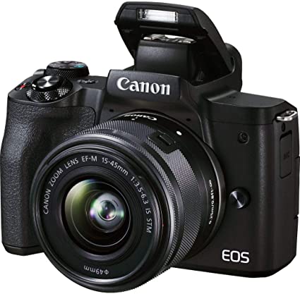 Canon EOS M50 Mark II + EF-M 15-45mm is STM Kit Black cipads freeads