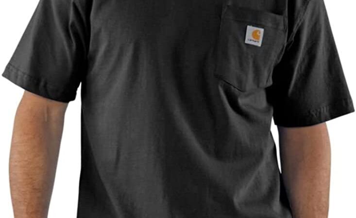 Carhartt Men's Loose Fit Heavyweight Short-Sleeve Pocket T-Shirt cipads freeads