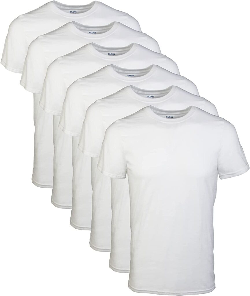 Gildan Men's Crew T-Shirts, Multipack, Style G1100 cipads freeads