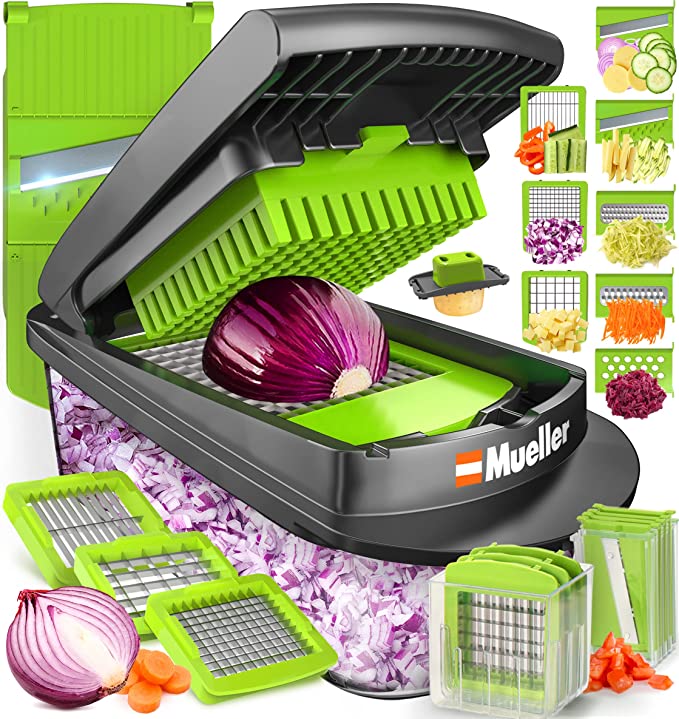 Mueller Pro-Series 10-in-1, 8 Blade Vegetable Slicer cipads freeads