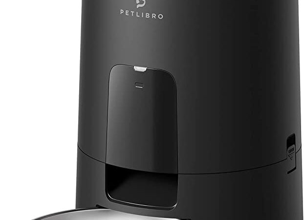 PETLIBRO Automatic Cat Feeders, Timed Cat Feeder with 180-Day Battery Life, AIR Automatic Pet Feeder for Cat & Dog, Cat Food Dispenser Program 1-6 Meals Control, Automatic Dog Feeder for Dry Food cipads freeads