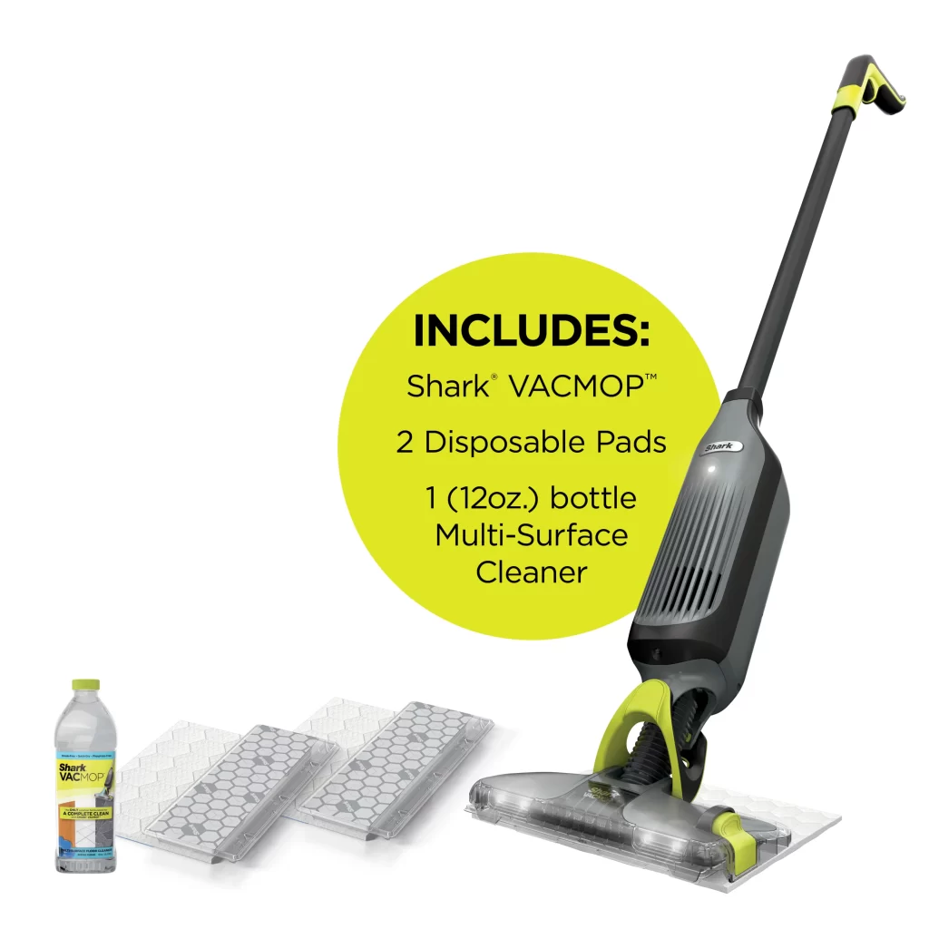 Shark VACMOP™ Cordless Hard Floor Vacuum Mop with Disposable VACMOP™ Pad cipads freeads