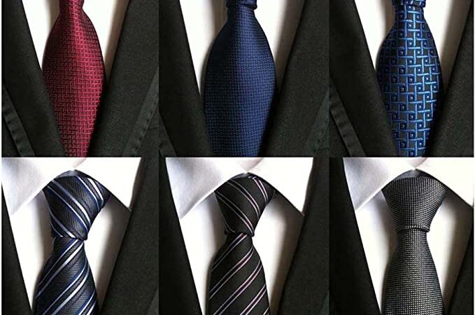 WeiShang-Lot-6-PCS-Classic-Mens-Silk-Tie-Necktie-Woven-JACQUARD-Neck-Ties-cipads-freeads