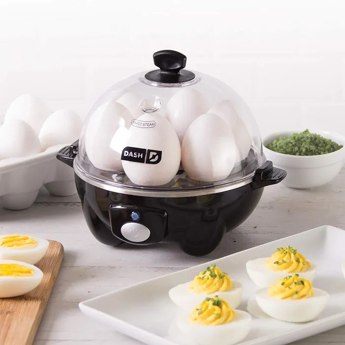 DASH Rapid Egg Cooker 6 Egg Capacity Electric Egg Cooker for Hard Boiled Eggs, Poached Eggs, Scrambled Eggs, or Omelets cipads freeads