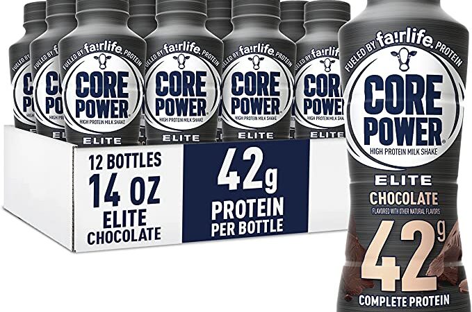 Fairlife Core Power Elite 42g High Protein Milk Shakes, Ready to Drink for Workout Recovery, Chocolate, 14 Fl Oz (Pack of 12) cipads freeads