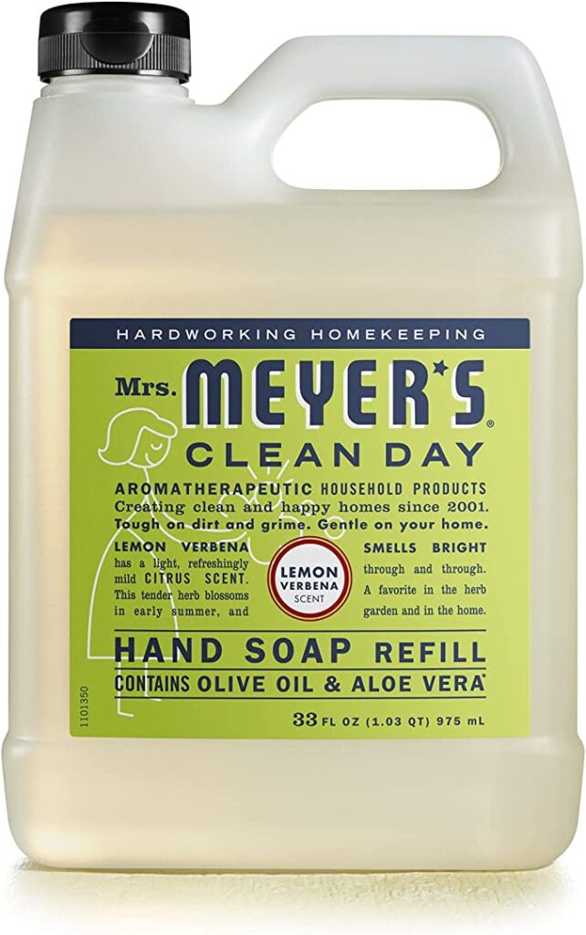 Mrs. Meyer's Hand Soap Refill, Made with Essential Oils, Biodegradable Formula, Lemon Verbena, 33 fl. oz cipads freeads