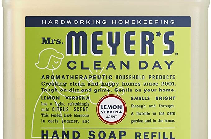 Mrs. Meyer's Hand Soap Refill, Made with Essential Oils, Biodegradable Formula, Lemon Verbena, 33 fl. oz cipads freeads