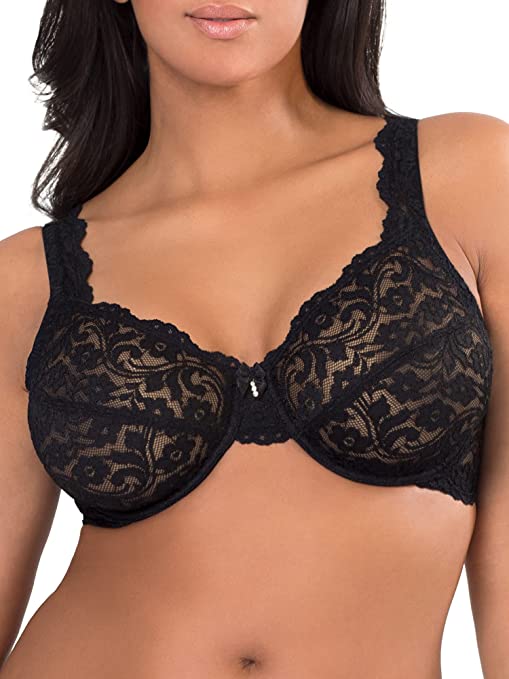 Smart & Sexy Women's Plus Size Signature Lace Unlined Underwire Bra with Added Support cipads freeads