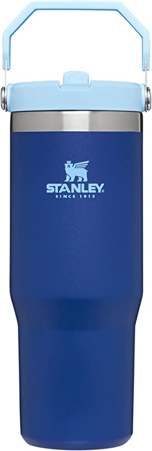 Stanley IceFlow Stainless Steel Tumbler with Straw, Vacuum Insulated Water Bottle for Home, Office or Car, Reusable Cup with Straw Leakproof Flip cipads freeads