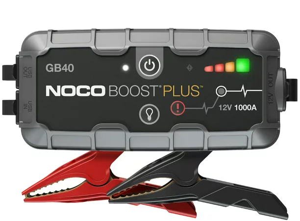 NOCO Boost Plus GB40 1000 Amp 12-Volt UltraSafe Lithium Jump Starter Box, Car Battery Booster Pack, Portable Power Bank Charger, and Jumper Cables cipads freeads