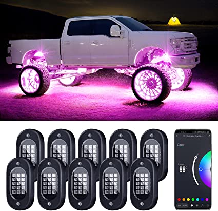 Honalia-LED-Rock-Lights-for-Trucks10-Pods-Multicolor-Underglow-Lights-for-Trucks-with-App-Control-Flashing-Music-Mode-RGB-Rock-Lights-for-UTV-SUV-ATV-RZR-Truck-Accessories-cipads-freeads