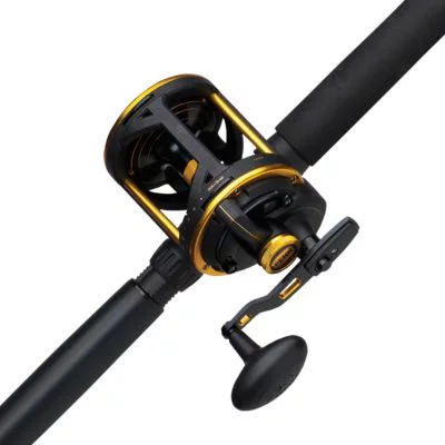 PENN Squall Lever Drag Conventional Reel and Fishing Rod Combo cipads freeads
