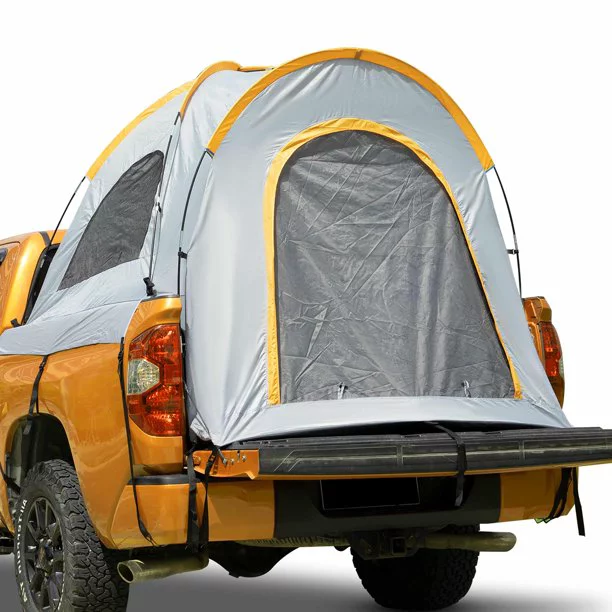 SANOPY 6.5'-8.3' Pickup Truck Tent, Waterproof Double-Layer PU2000mm for 2 Persons, Full Size Portable Truck Bed Tent for Camping & Hiking cipads freeads