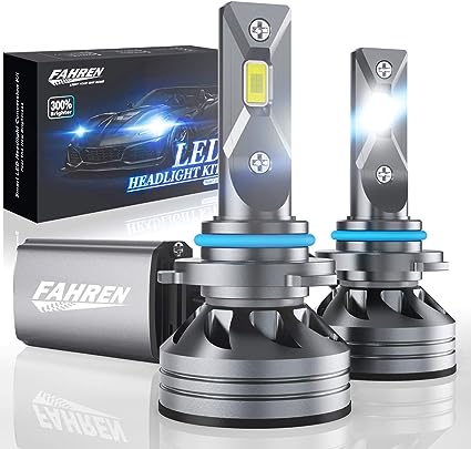 Fahren 9005 HB3 LED Headlight Bulbs, 60W 14000 Lumens Bright LED Headlights Conversion Kit 6500K Cool White IP68 Waterproof, Pack of 2 cipads freeads