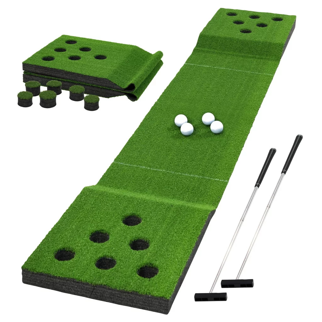 MD-Sports-Golf-Pong-Game-Set100inchGreenIncludes-2-Putters-and-4-Balls.-cipads-freeads