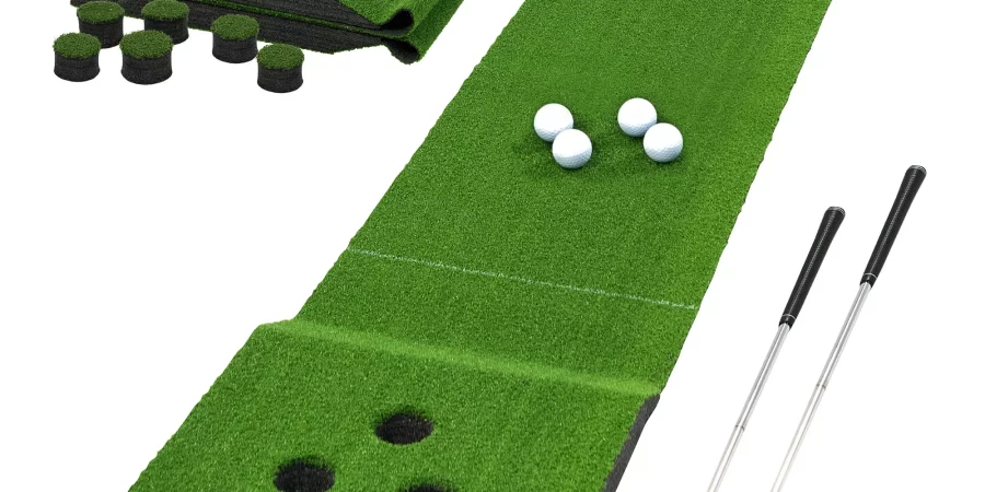 MD-Sports-Golf-Pong-Game-Set100inchGreenIncludes-2-Putters-and-4-Balls.-cipads-freeads