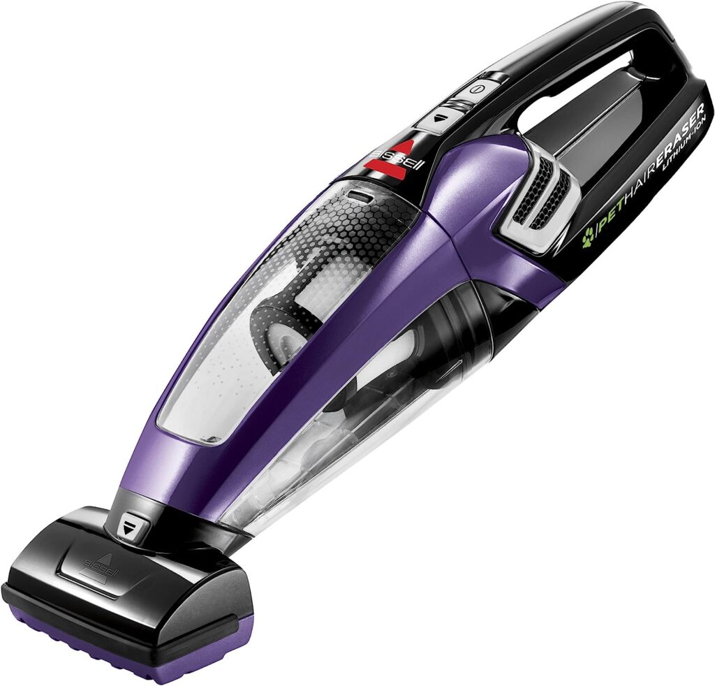 Best Wedding Gifts - Bissell Pet Hair Eraser Lithium Ion Cordless Hand Vacuum, Purple cipads freeads