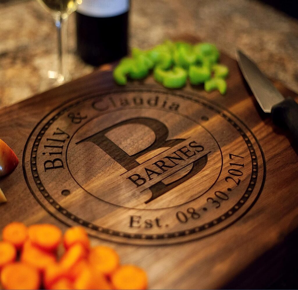 Wedding Anniversary Gifts for Women, Men, or Couples! USA Hand Crafted Cutting Boards Make For Great Personalized Gifts, Wedding Gifts, Christmas Gifts, Anniversary Gifts, Or Bridal Shower Gifts cipads freeads