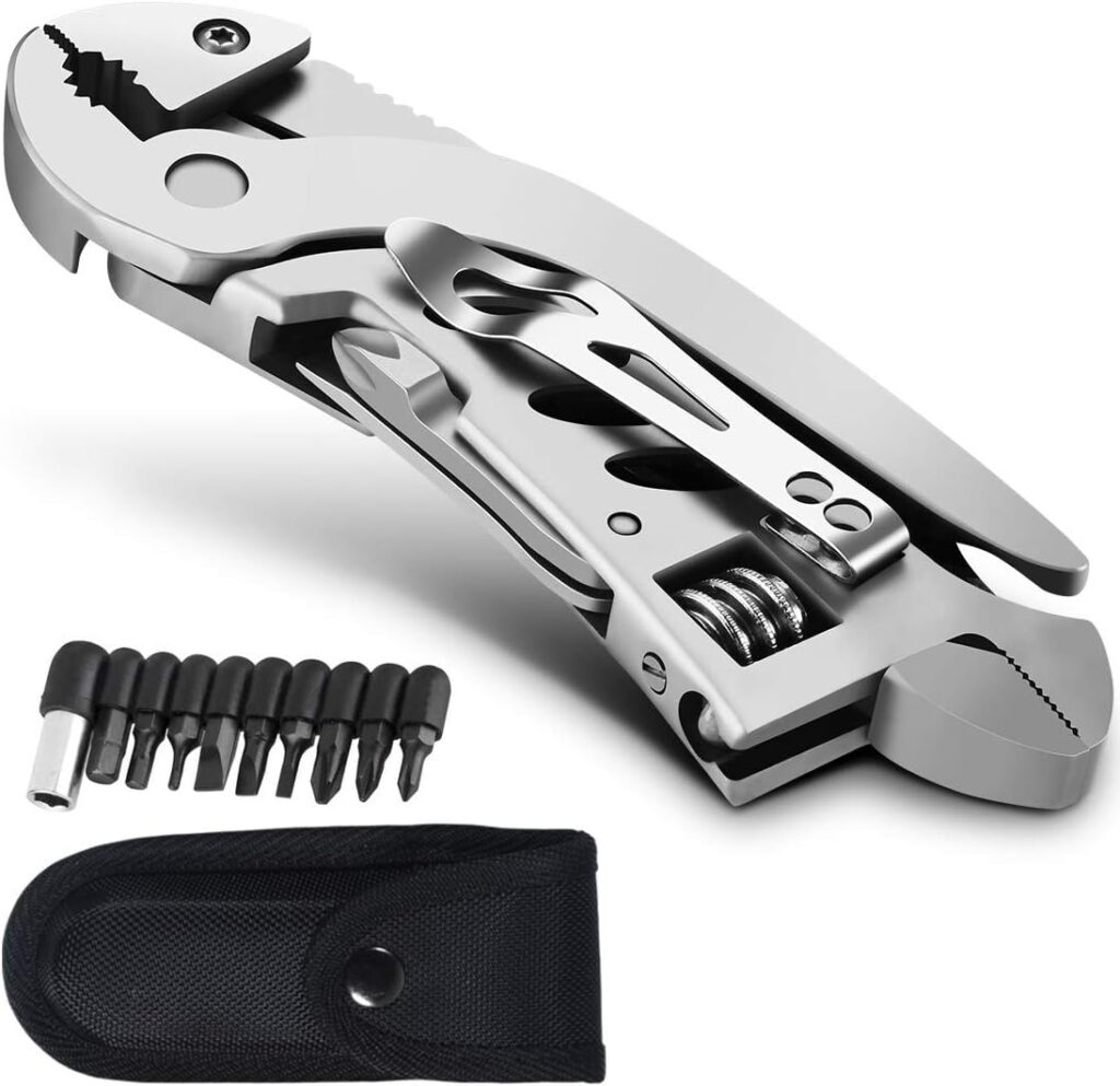 The Multitool Every Dad Needs - dpnao Multitool Wrench With 7 Tools/Pliers/Wire Cutter/Flat Screwdriver/Phillips Screwdriver cipads freeads