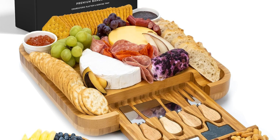 Yes, the SMIRLY Charcuterie Boards Gift Set is a great option for a wedding anniversary gift. It is a unique and thoughtful gift that the couple will appreciate. The set includes a large bamboo charcuterie board, a small bamboo cheese board, and a set of wooden utensils. The charcuterie board is large enough to hold a variety of meats, cheeses, fruits, and vegetables. The cheese board is perfect for serving smaller items, such as cheese, crackers, and nuts. The wooden utensils are perfect for cutting and serving food. The set is also beautifully packaged, making it a perfect gift for any occasion. The box is made of high-quality cardboard and is decorated with a festive ribbon. Here are some of the pros of the SMIRLY Charcuterie Boards Gift Set: It is a unique and thoughtful gift. It is made of high-quality materials. It is beautifully packaged. It is a great value for the price. Here are some of the cons of the SMIRLY Charcuterie Boards Gift Set: It is a bit large and bulky, so it may not be ideal for small spaces. The wooden utensils are not dishwasher safe. Overall, the SMIRLY Charcuterie Boards Gift Set is a great option for a wedding anniversary gift. It is a unique and thoughtful gift that the couple will appreciate. Here are some other ideas for wedding anniversary gifts: Personalized gifts: These are always a hit, and they can be anything from a piece of jewelry with the couple's names on it to a custom-made canvas print of their wedding photo. Personalized gifts wedding anniversaryOpens in a new window ohcanvas.com Personalized gifts wedding anniversary Gifts that reflect their interests: If the couple loves to cook, you could get them a set of new cookbooks or kitchen gadgets. If they're wine lovers, you could get them a case of their favorite wine or a gift certificate to a wine tasting. Gifts that reflect their interests wedding anniversaryOpens in a new window interestpod.co Gifts that reflect their interests wedding anniversary Experiences: This could be anything from tickets to a concert or sporting event to a weekend getaway. Experiences wedding anniversaryOpens in a new window seemenowweddings.com Experiences wedding anniversary Home decor: This could be a piece of art, a new set of dishes, or anything else that would make their home feel more special. Home decor wedding anniversaryOpens in a new window partydost.com Home decor wedding anniversary Gifts that give back: If the couple is passionate about a particular cause, you could make a donation to their favorite charity in their name. Gifts that give back wedding anniversaryOpens in a new window www.amazon.com Gifts that give back wedding anniversary No matter what you choose, make sure it is something that the couple will love and appreciate. After all, it is a special occasion that should be celebrated. cipads freeads