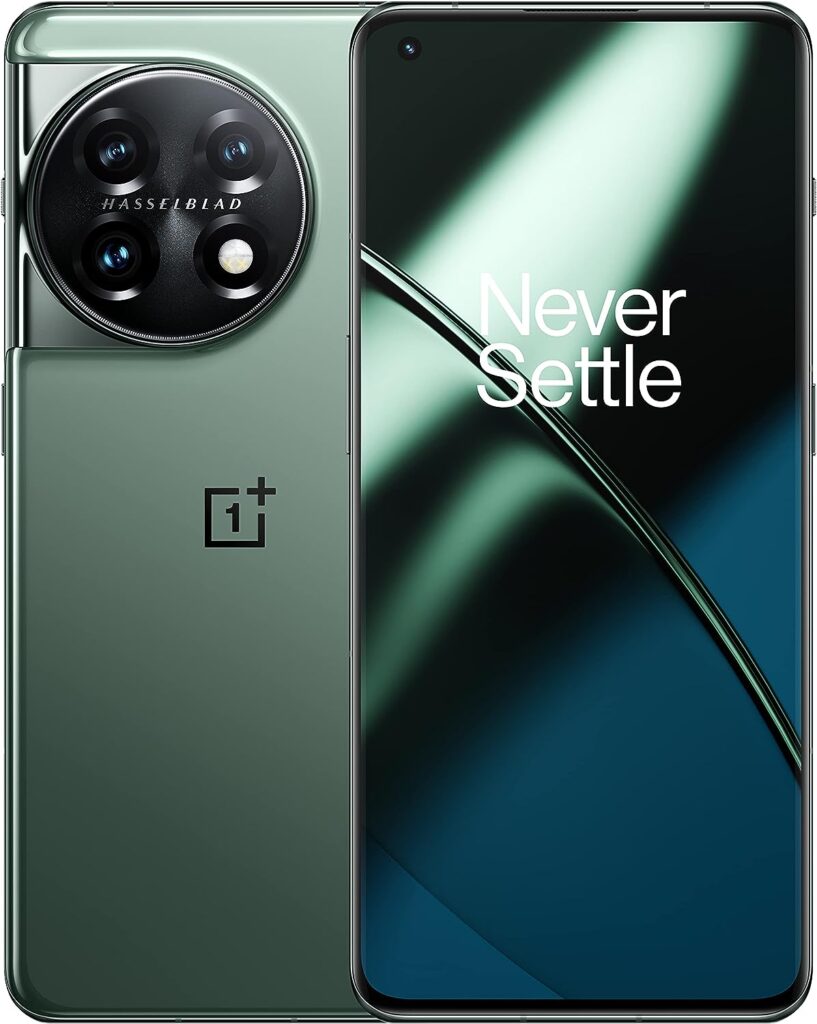 OnePlus 11 5G | 16GB RAM+256GB | Dual-SIM | Eternal Green | US Factory Unlocked Android Smartphone | 5000 mAh battery | 80W Fast charging | Hasselblad Camera | 120Hz Fluid Display | 4nm Processor cipads freeads