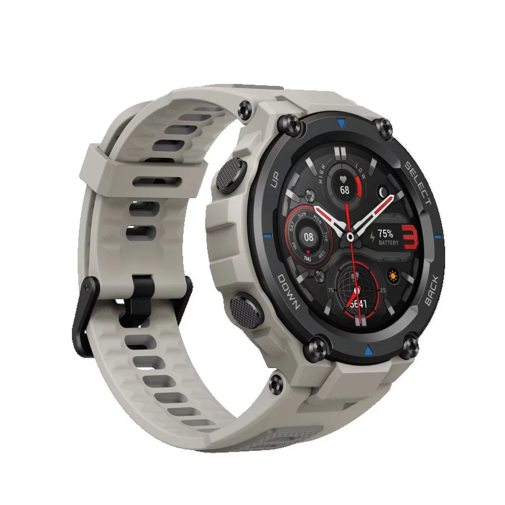 Amazfit T-Rex Pro Smart Watch: Rugged Outdoor GPS Fitness Watch - Grey cipads freeads