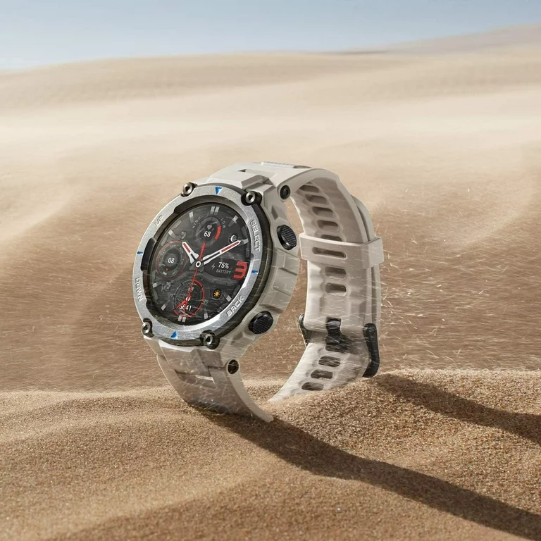 Amazfit T-Rex Pro Smart Watch: Rugged Outdoor GPS Fitness Watch - Grey cipads freeads