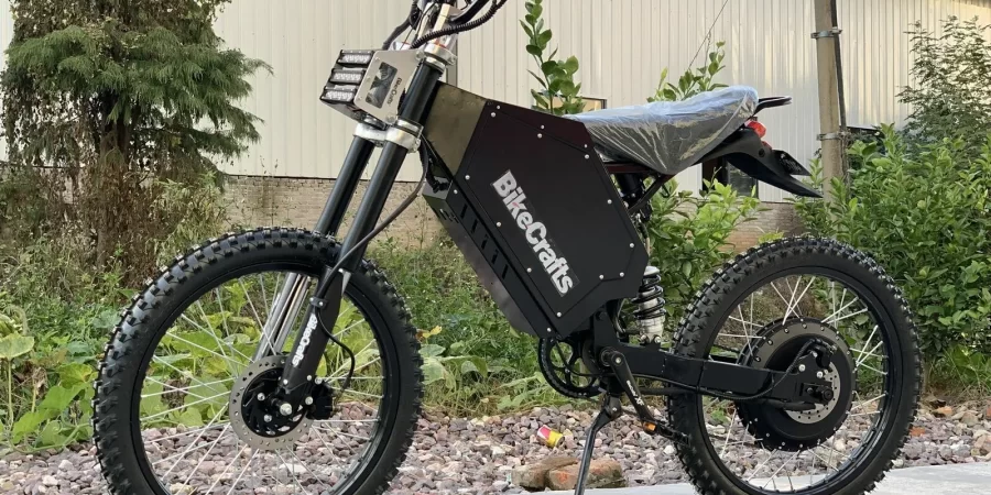 3000w 48v Adult Electric Off Road Dirt Bike Bomber Mountain Ebike Fast 30 MPH +cipads freeads