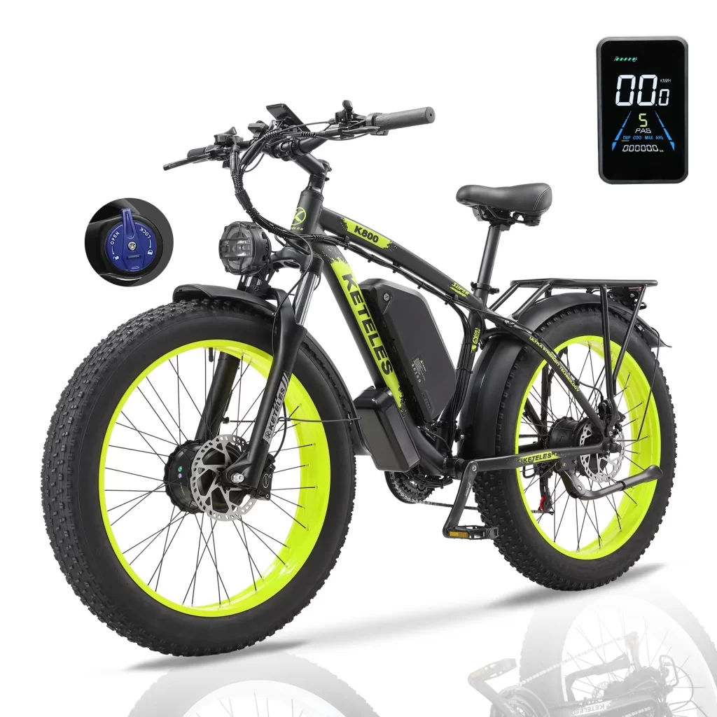 KETELES 2000W Electric Bike for Adults, 26" Fat Tire Electric Commuter Bicycle On Walmart.com cipads freeads