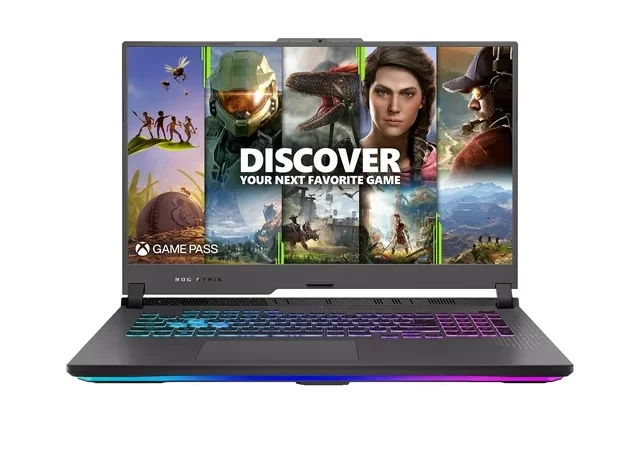 ASUS ROG Strix G17 (2023) 17.3” QHD 240Hz Gaming Laptop, AMD Ryzen 9-7845HX, NVIDIA GeForce RTX 4060, 16GB DDR5 RAM, 1TB SSD, Windows 11, G713PV-WS94 cipads freeads