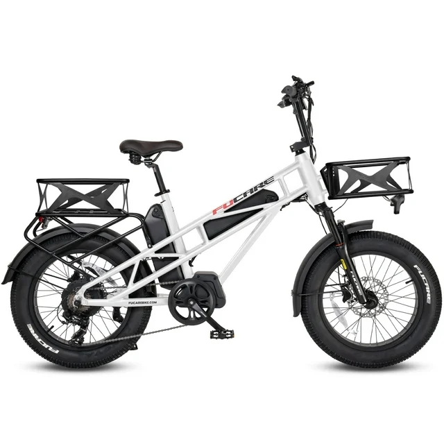 Fucare Electric Bike Gemini X for Adults 20x4.0 Fat Tire, 48V 30Ah Battery E-Bike cipads freeads