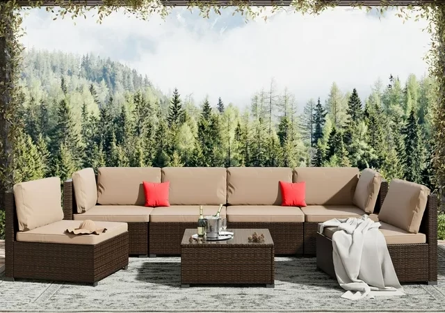 7-Piece-Patio-Furniture-Set-Outdoor-Furniture-Patio-Sectional-Sofa-All-Weather-PE-Rattan-Outdoor-Sectional-with-Cushion-and-Coffee-Table.-cipads-freeads