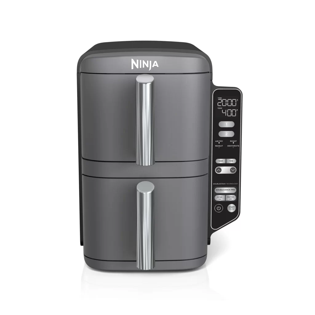 Ninja DoubleStack XL 10 QT, 4-in-1, 2-Basket Air Fryer, Space Saving Design, SL400 At Walmart.com Near Me cipads freeads