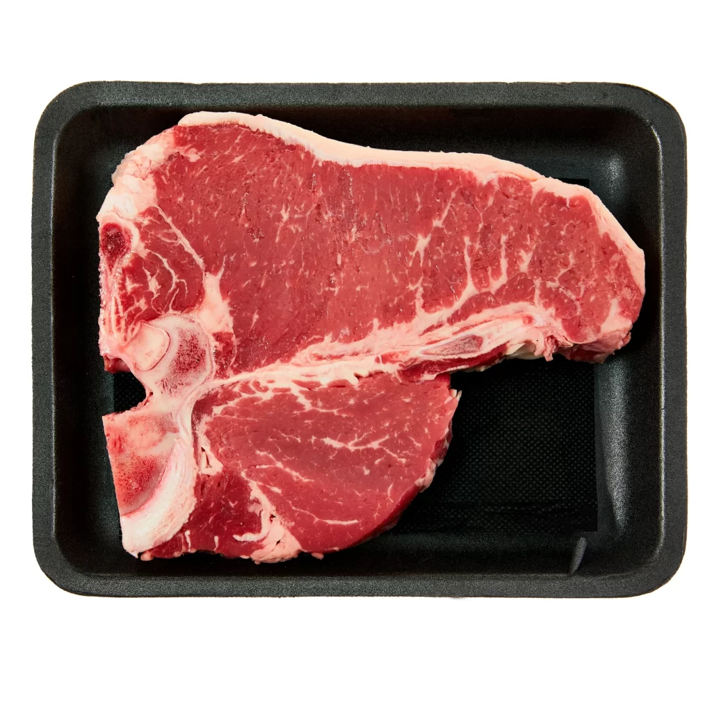 Beef Choice Angus T-Bone Steak Bone-In, 1.45 - 2.1 lb Tray cipads freeads