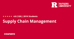 Supply Chain Management Specialization By Rutgers University Online At Coursera.com cipads freeads