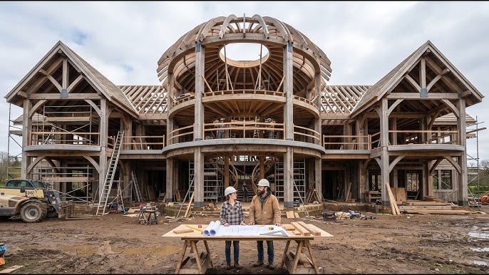 Man Spent Two Years Building HUGE Wooden House for his Family Start to Finish by, cipads freeads in the news Man Spent Two Years Building HUGE Wooden House for his Family Start to Finish by, cipads freeads in the news