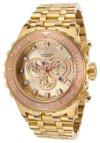 Invicta Men’s 14032 Subaqua Analog Display Swiss Quartz Gold Watch