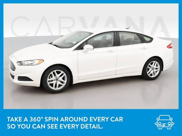 2013 Ford Fusion SE Sedan 4D sedan White – FINANCE ONLINE – $16,990 (TOUCHLESS DELIVERY TO YOUR HOME)